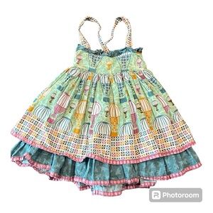 Jelly the Pug hot air balloons dress